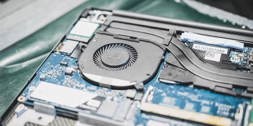 Laptop motherboards have cooling fans 