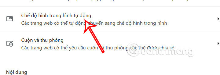 Chế độ hình trong hình tự động trên Chrome 