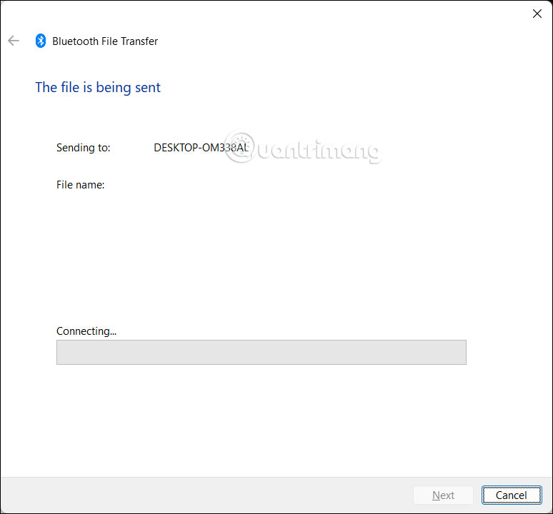 Gửi file qua Bluetooth trên Windows 11