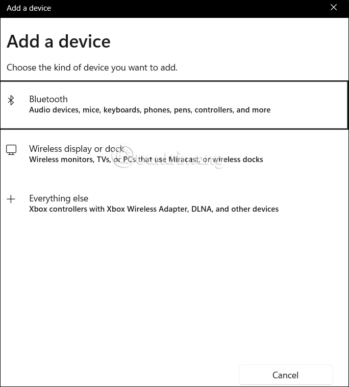 Kết nối thiết bị bằng Bluetooth Windows 11