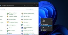 Cách thêm Control Panel vào menu ngữ cảnh Windows 11