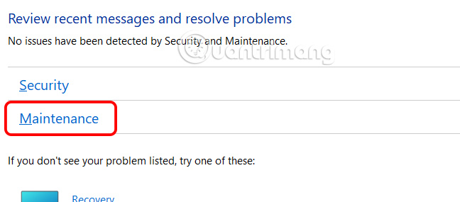 Maintenance Windows 11