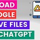Hướng dẫn tải file Google Drive lên ChatGPT