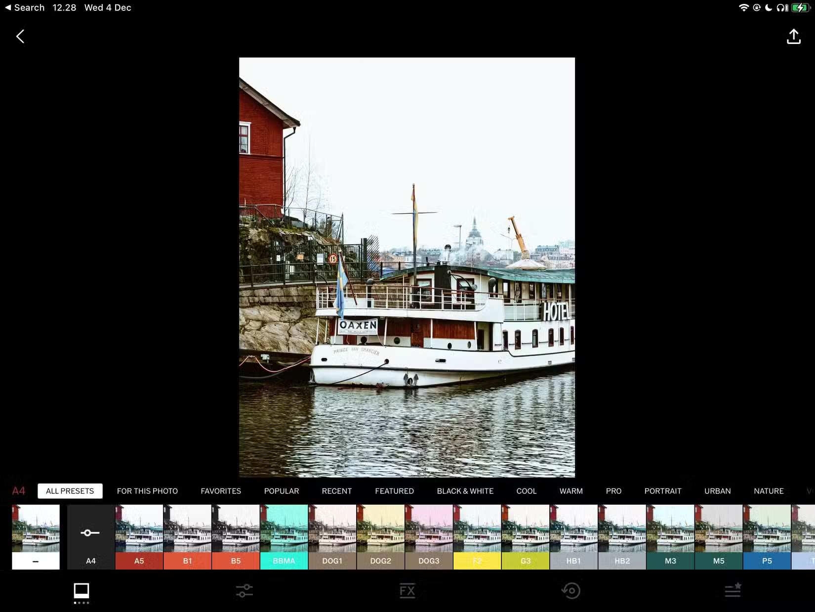 Add filters to photos using the VSCO app on iPadOS