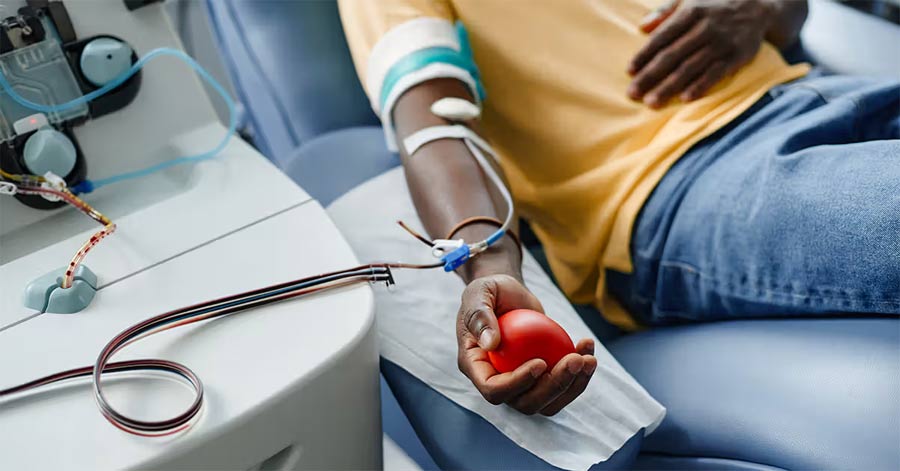 Hiến máu gây thiếu máu