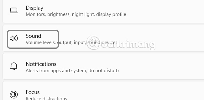 Adjust Windows 11 sound