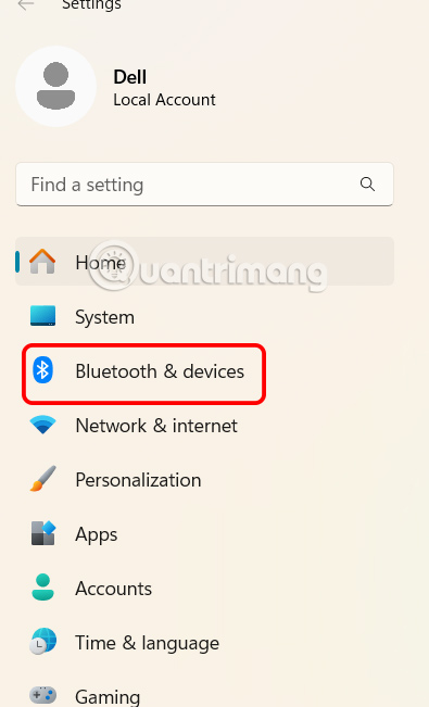 Thiết bị Bluetooth trên Windows 11