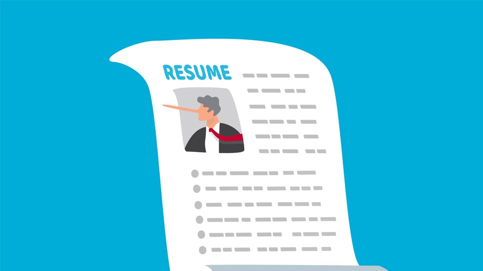 Nói dối khi viết resume