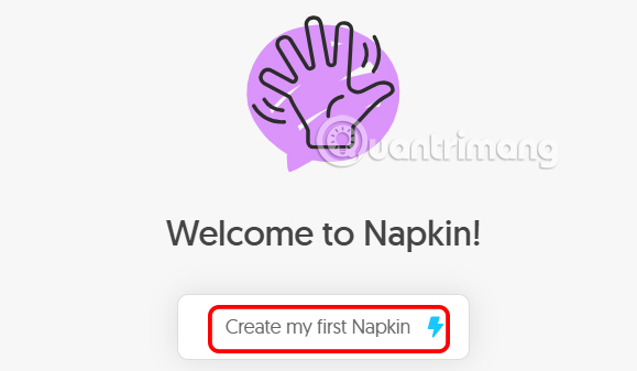 Napkin AI interface