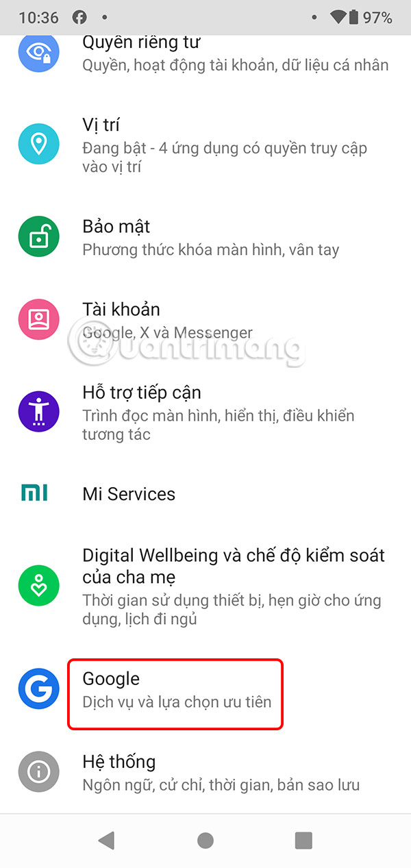 Google trên Android