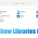 Cách hiển thị thư mục Libraries trên Windows 11