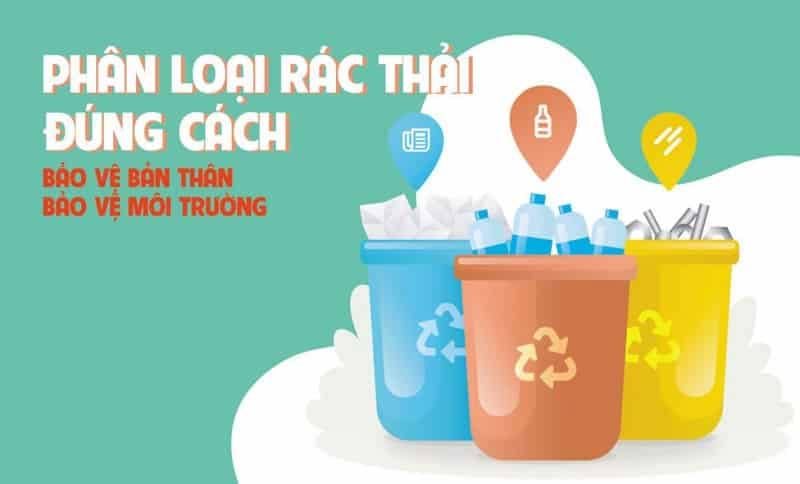 Học cách phân loại rác thải