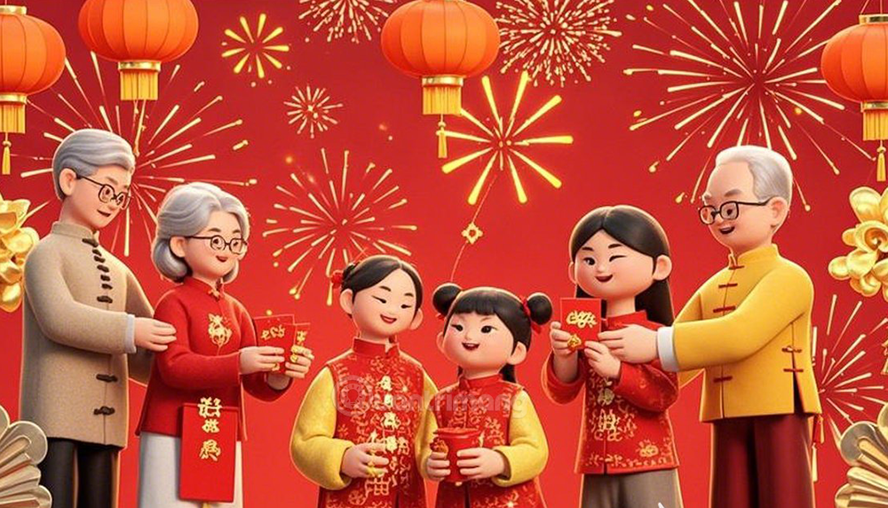 Ảnh chúc Tết vui nhộn