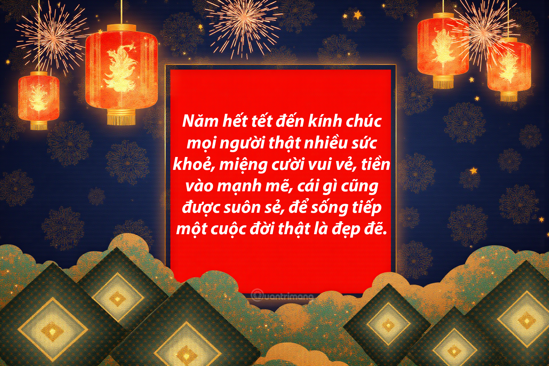 Ảnh chúc Tết đẹp lung linh