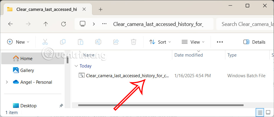 Cách xóa lịch sử truy cập camera lần cuối trên Windows 11