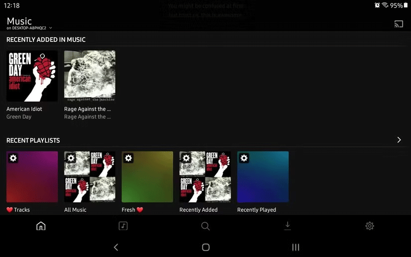 Stream music in Plexamp through remote access to Plex Media Server