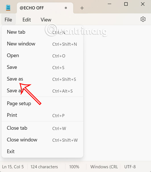 Create notepad files on Windows 11