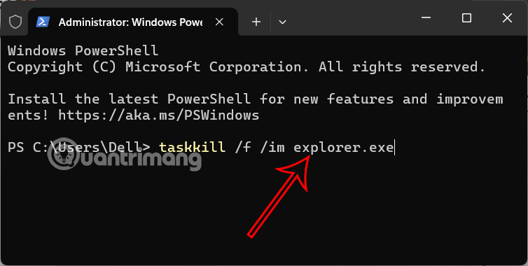 Enter the Windows 11 Command Prompt command