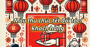 Mẫu thư chúc mừng năm mới 2025, thư chúc Tết 2025 cho đối tác, khách hàng