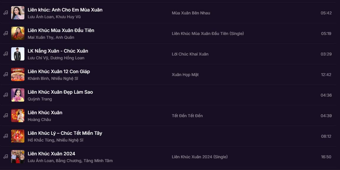 Liên khúc Nhạc xuân