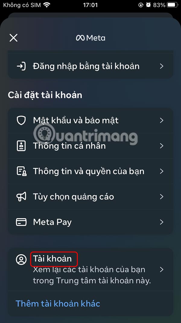 Tài khoản Instagram