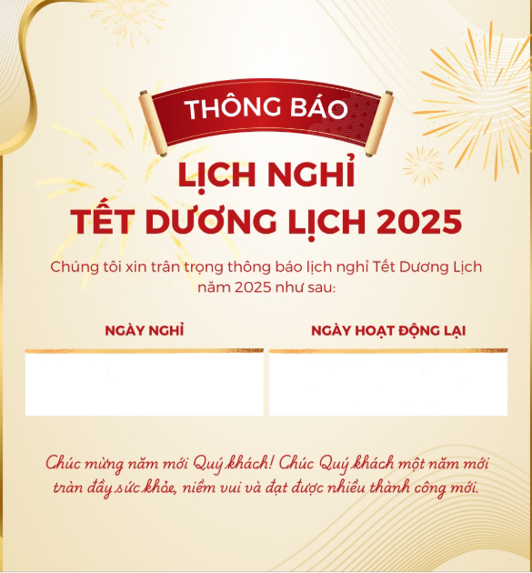 mẫu nghỉ tết ất tỵ
