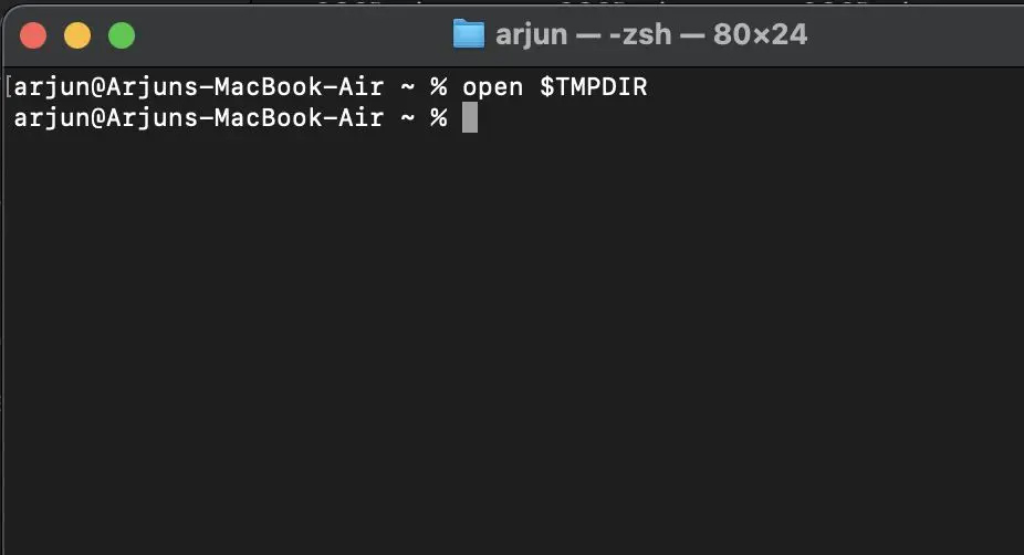 Access Terminal on Mac