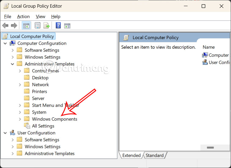 Access Edit Group Policy