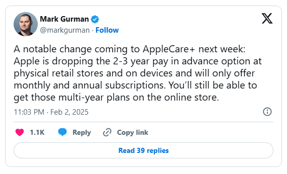 蘋果取代瞭如何覆蓋applecare 1