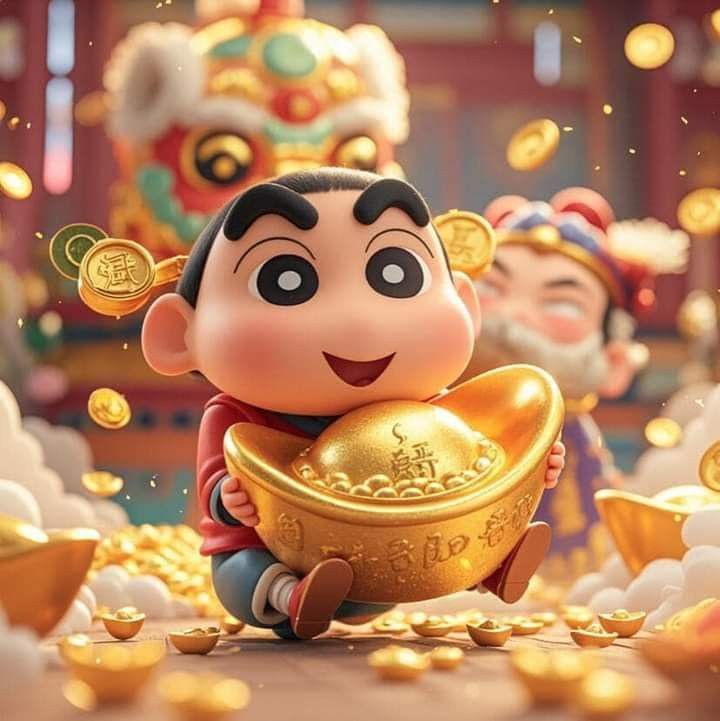 hình ảnh thần tài cười