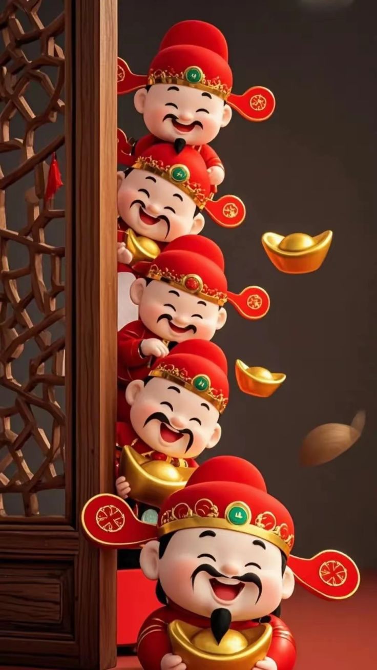 hình ảnh ông thần tài may mắn