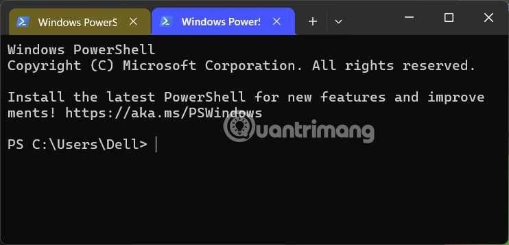Đổi màu tab Windows Terminal