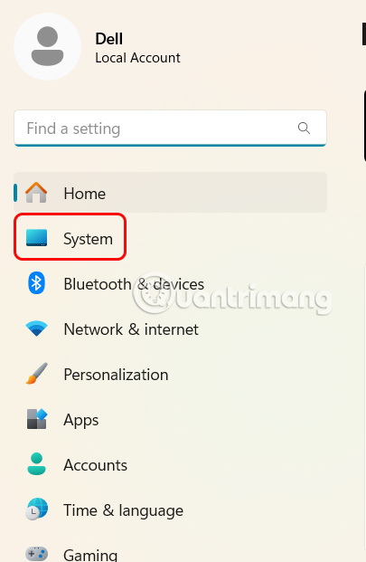 Chỉnh Settings