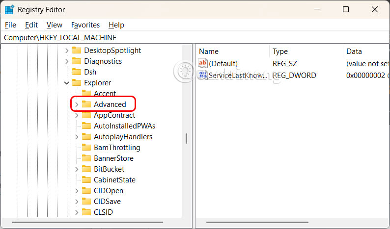 Truy cập Registry Editor Windows 11