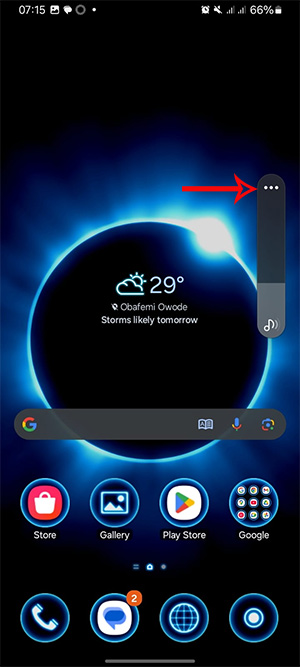 Chỉnh âm lượng Android