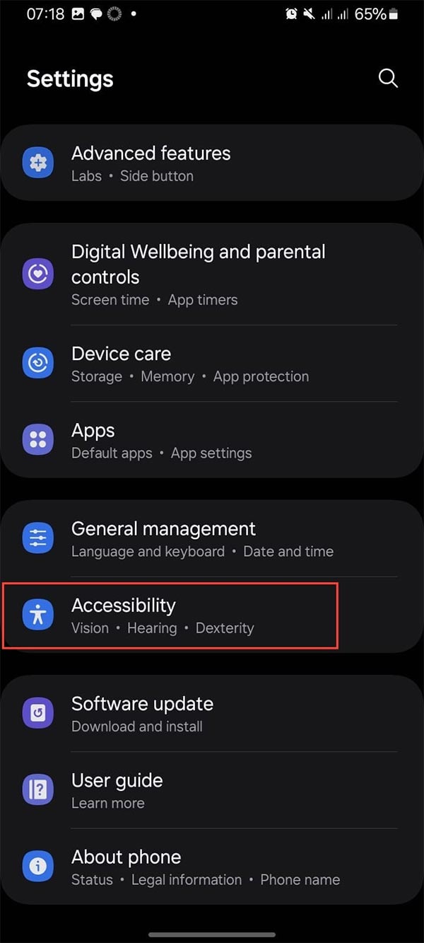 Accessibility trên Android