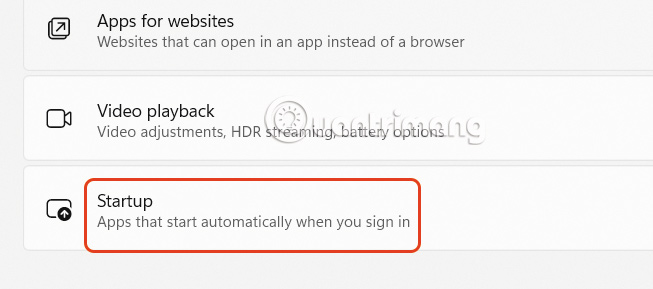 Chỉnh Startup trên Windows