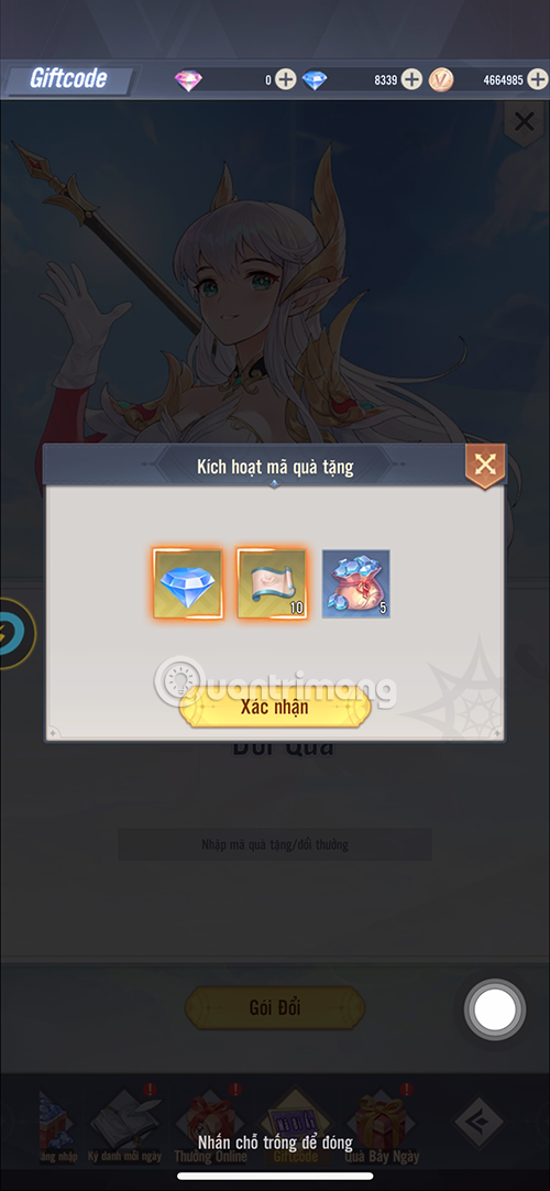 giftcode van do sang moi nhat