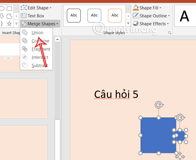 Cách tạo mảnh ghép hình trong PowerPoint