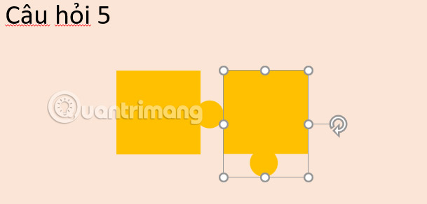 Đổi hướng mảnh ghép