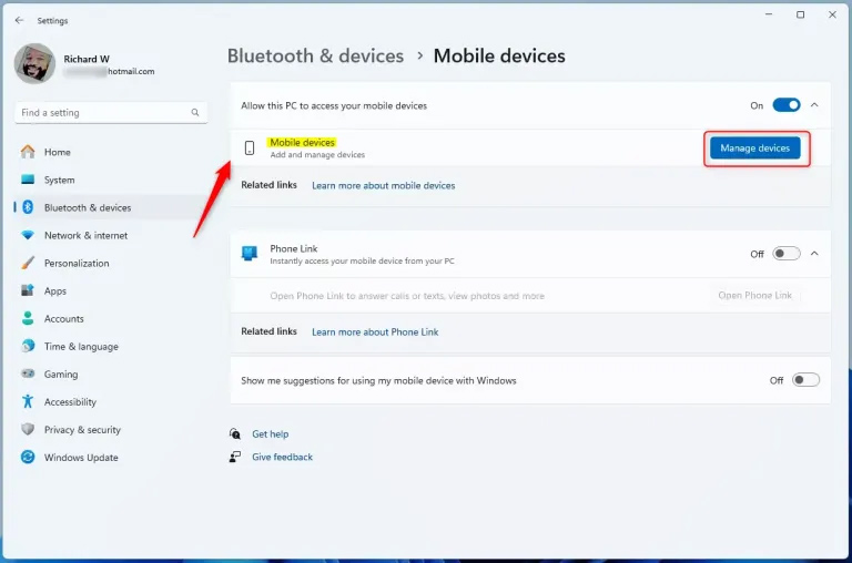 Quản lý thiết bị trên Windows 11