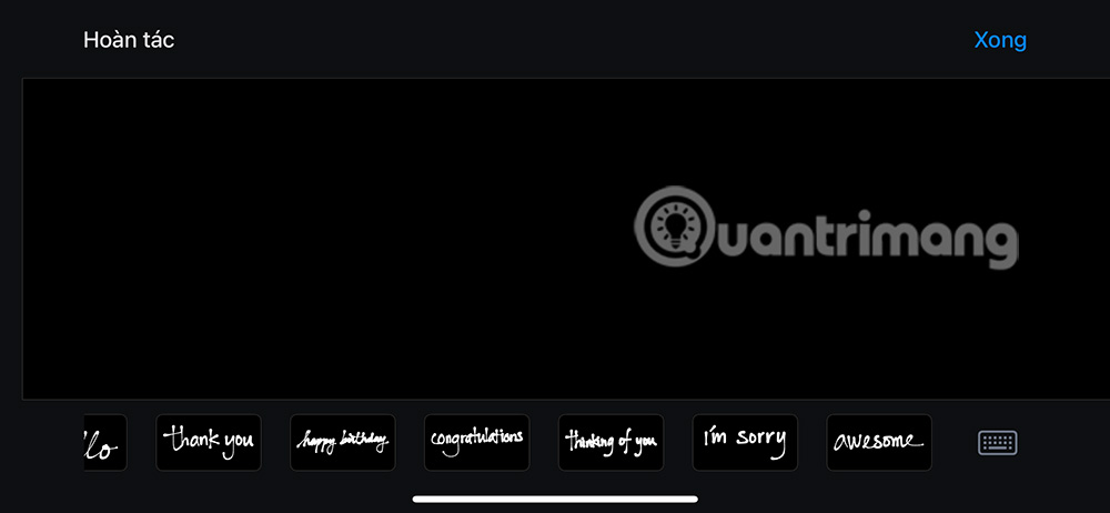Xem tin nhắn trên viết tay trên iPhone