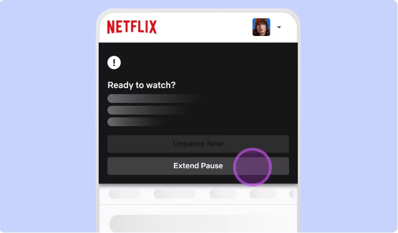 Gia hạn dừng đăng ký Netflix