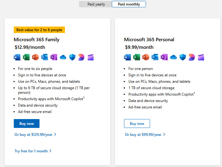 Đăng ký Microsoft 365