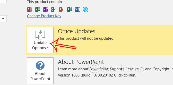 Cập nhật PowerPoint
