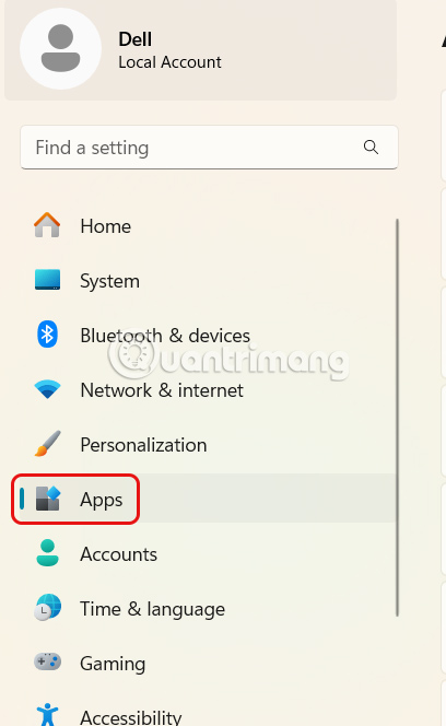 Ứng dụng trên Windows