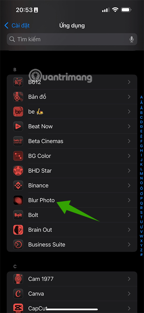 gioi han truy cap album anh