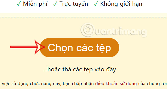 Tải file lên PDF24 Tools