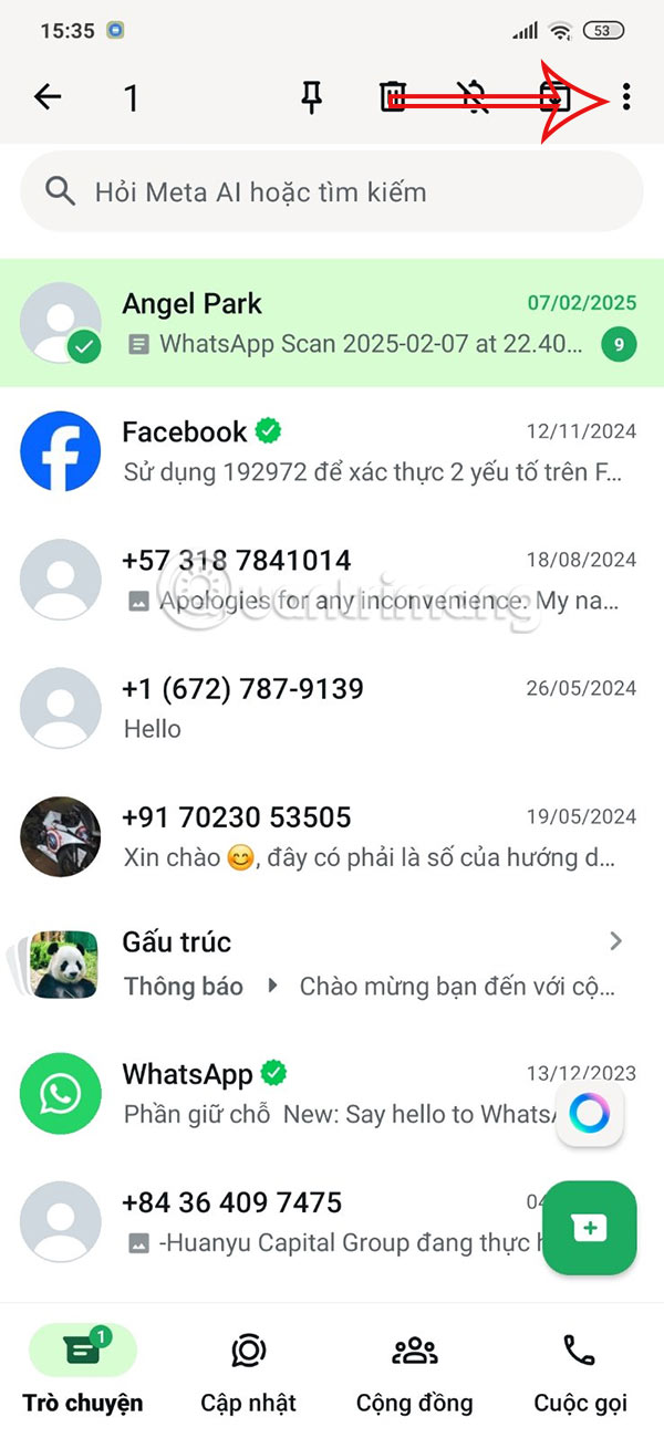 Tùy chỉnh tin nhắn WhatsApp