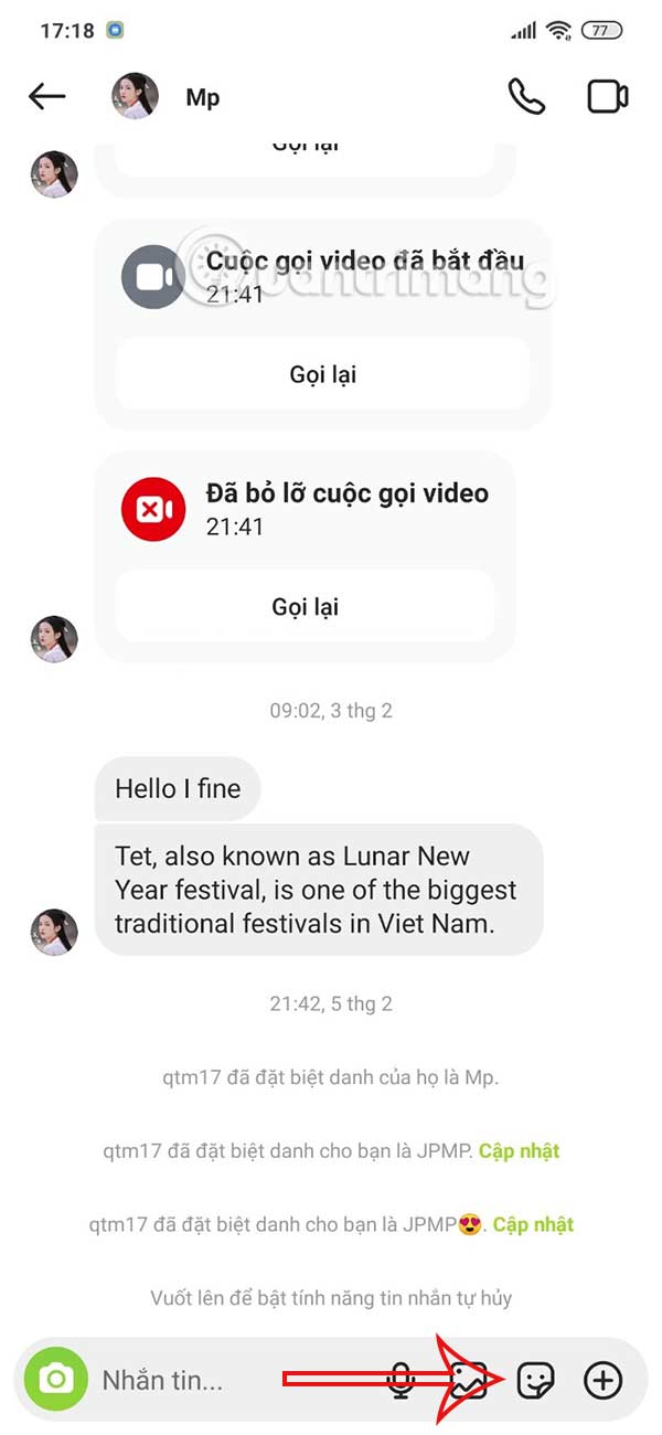 Sticker Instagram